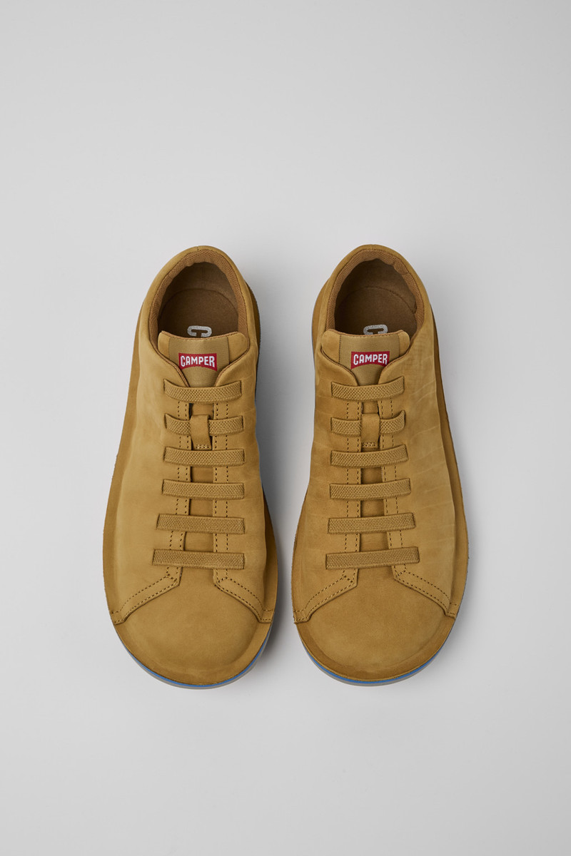 Beetle Brown nubuck sneakers for men 4