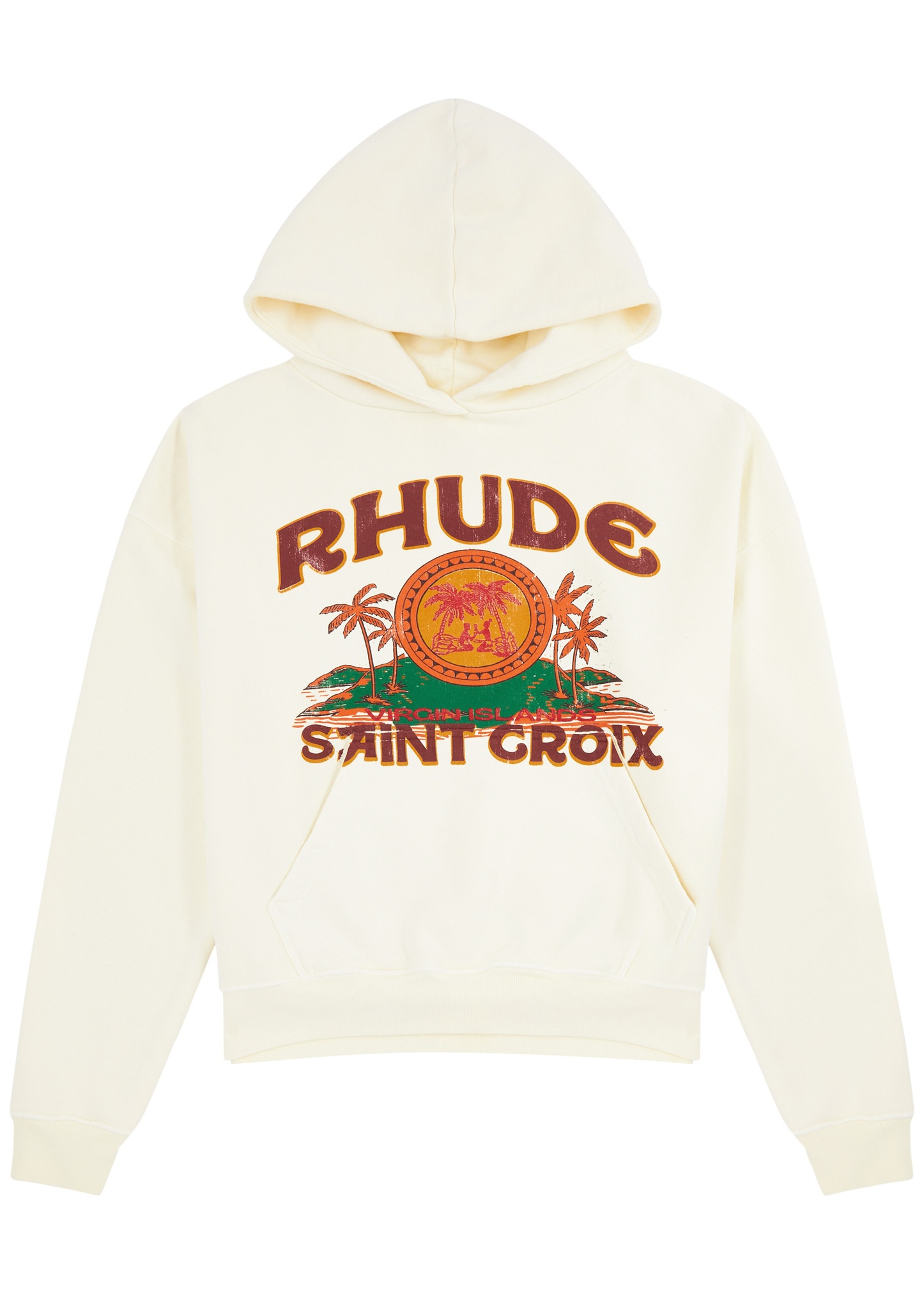 St Croix printed hooded cotton sweatshirt - 1