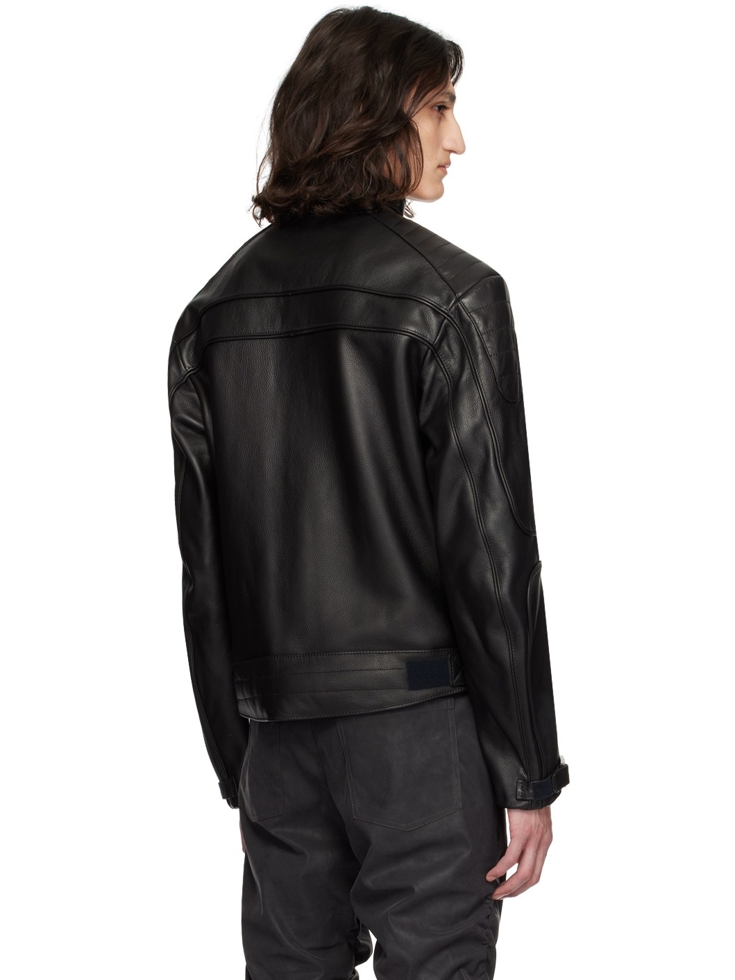 Black Fast Leather Jacket - 3