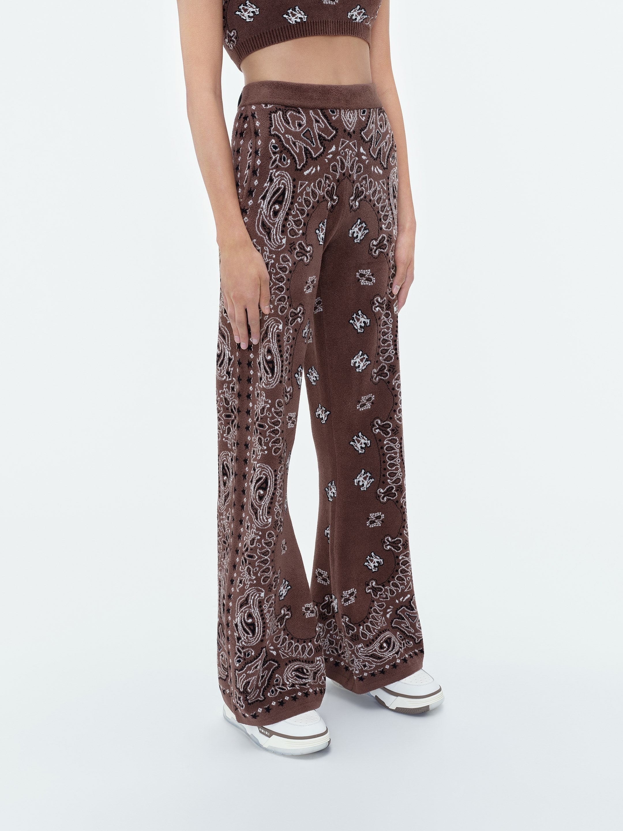 BANDANA FLARED SWEATPANT - 3