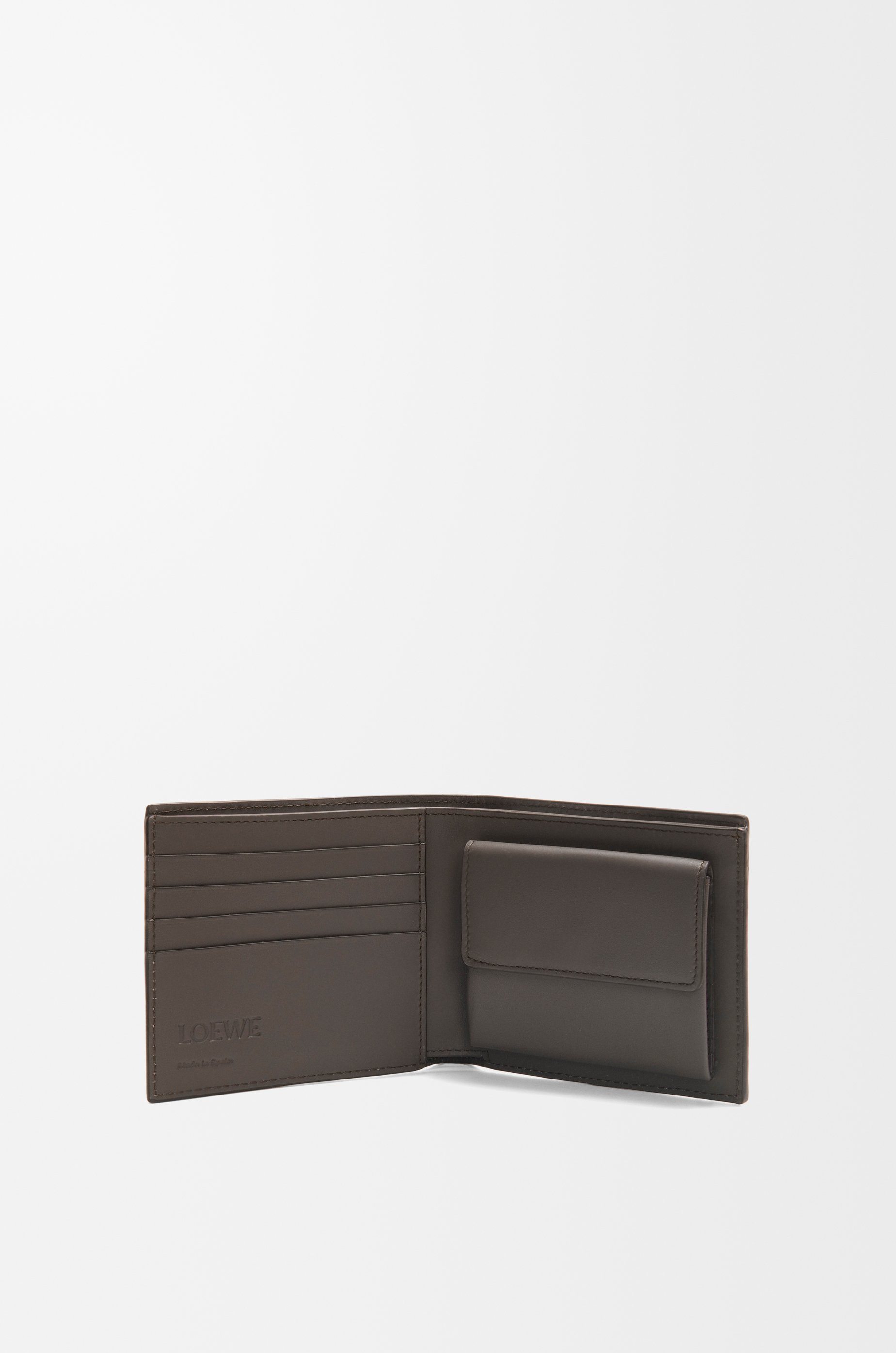 Puzzle bifold coin wallet in classic calfskin - 2
