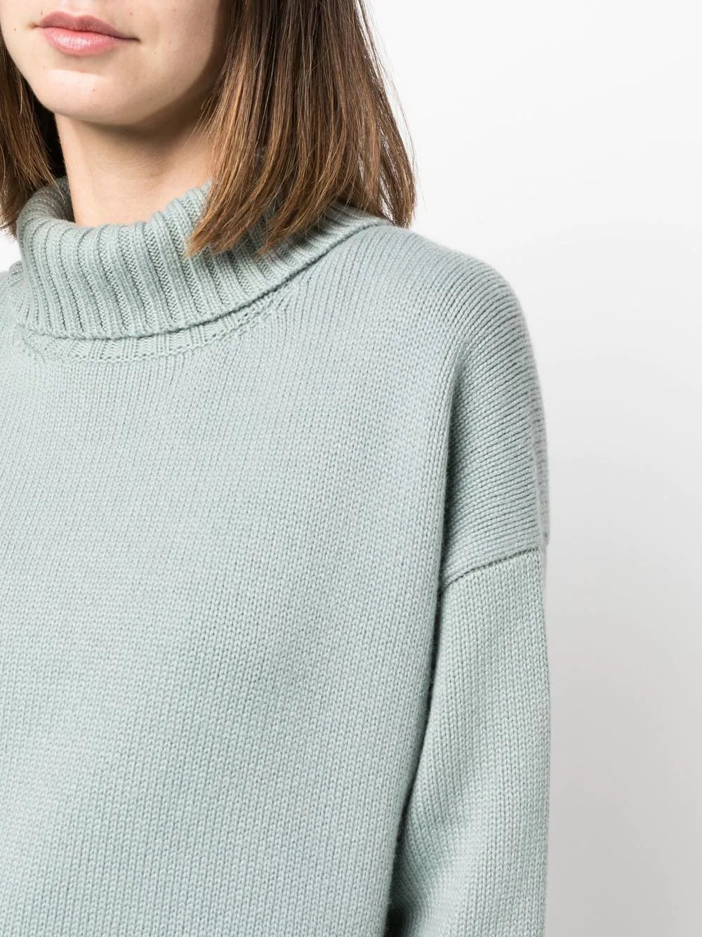 roll-neck oversized jumper - 5