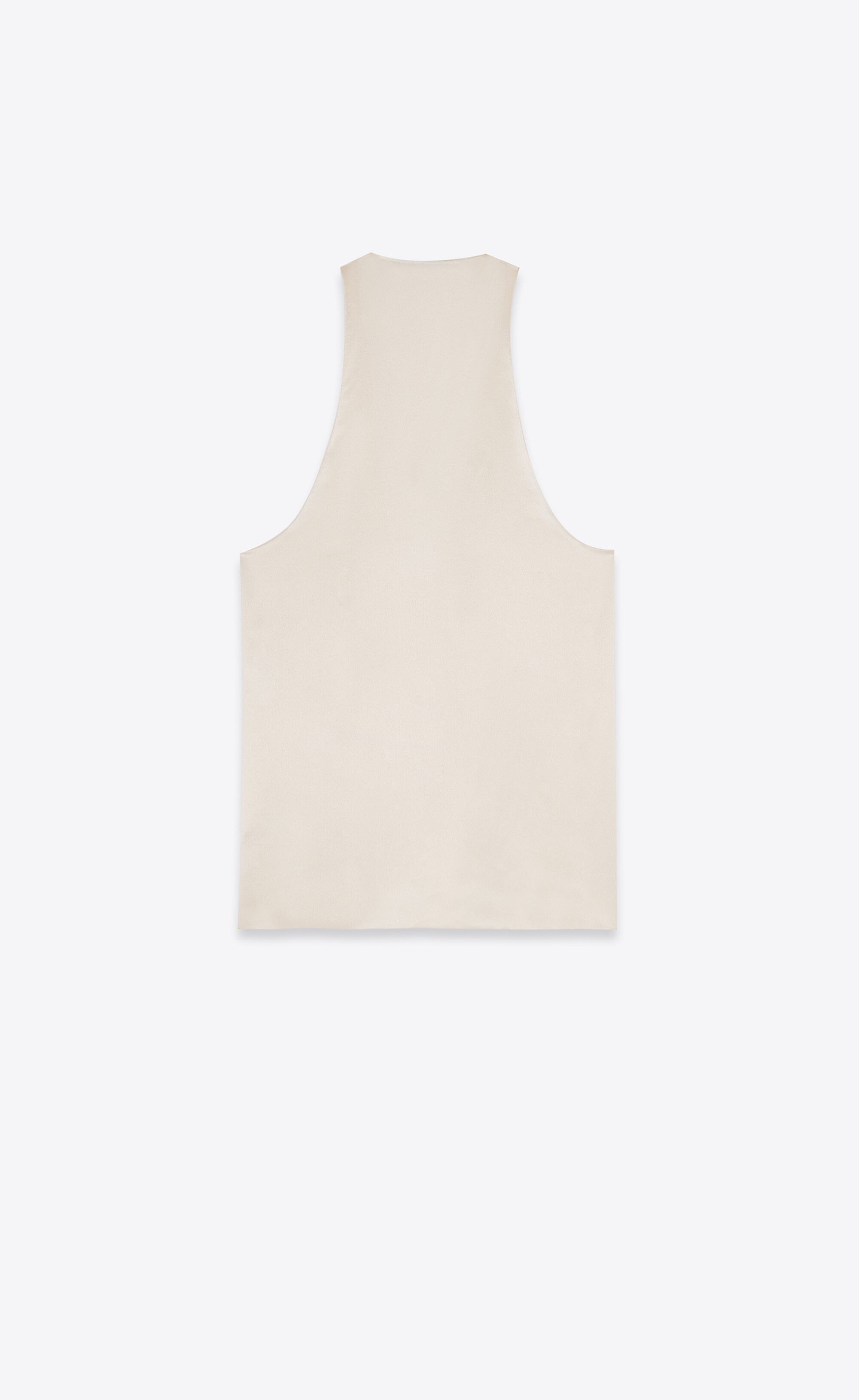 tank top in silk satin crepe - 2