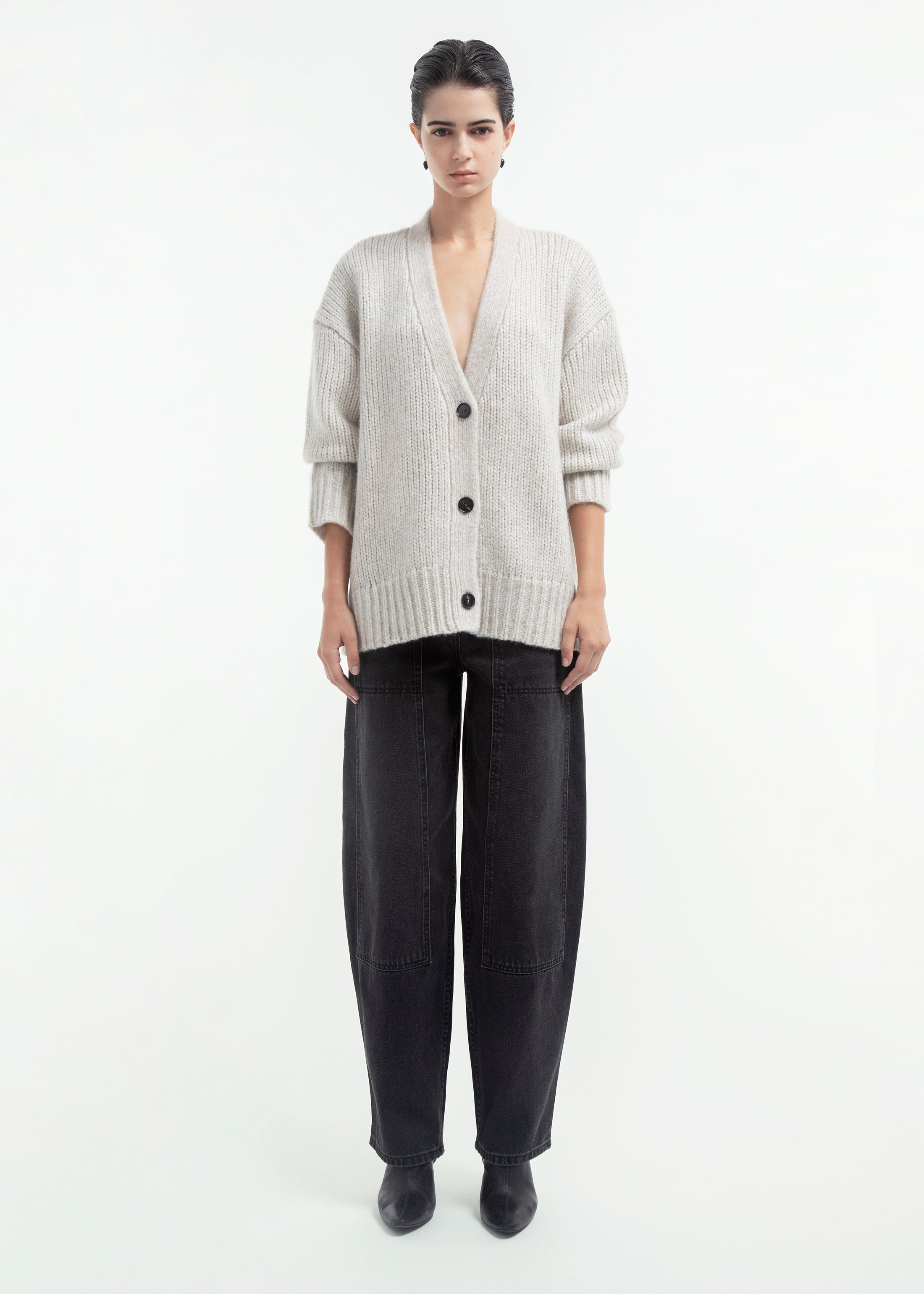 Boyfriend Cardigan in Cashmere - 2