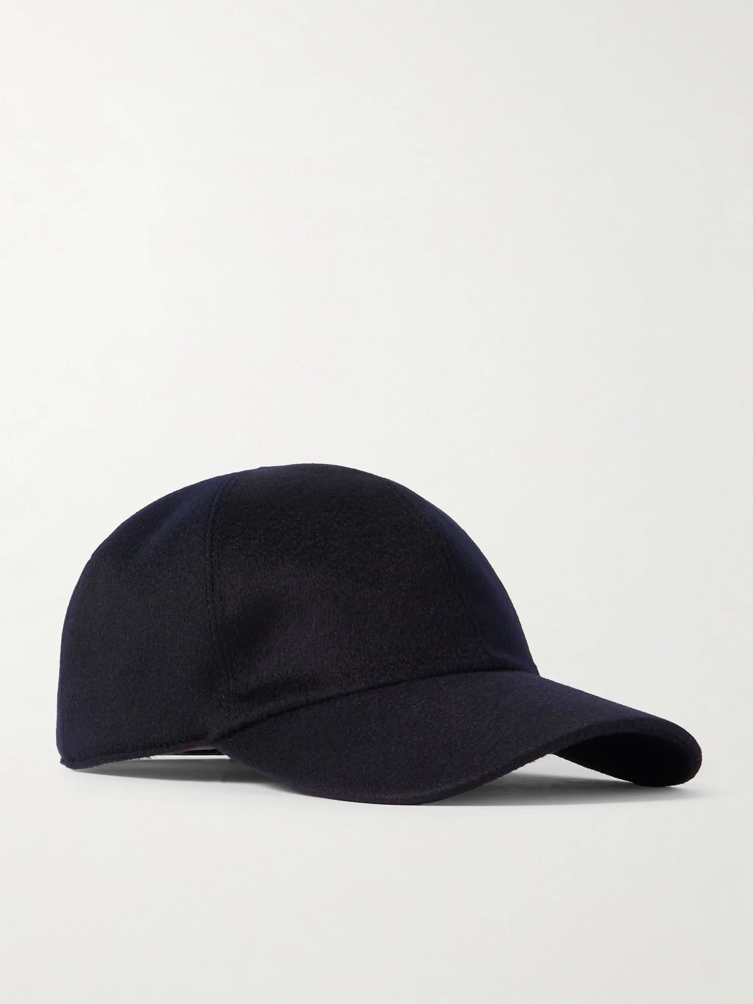 Ivy Cashmere Baseball Cap Blue - 1