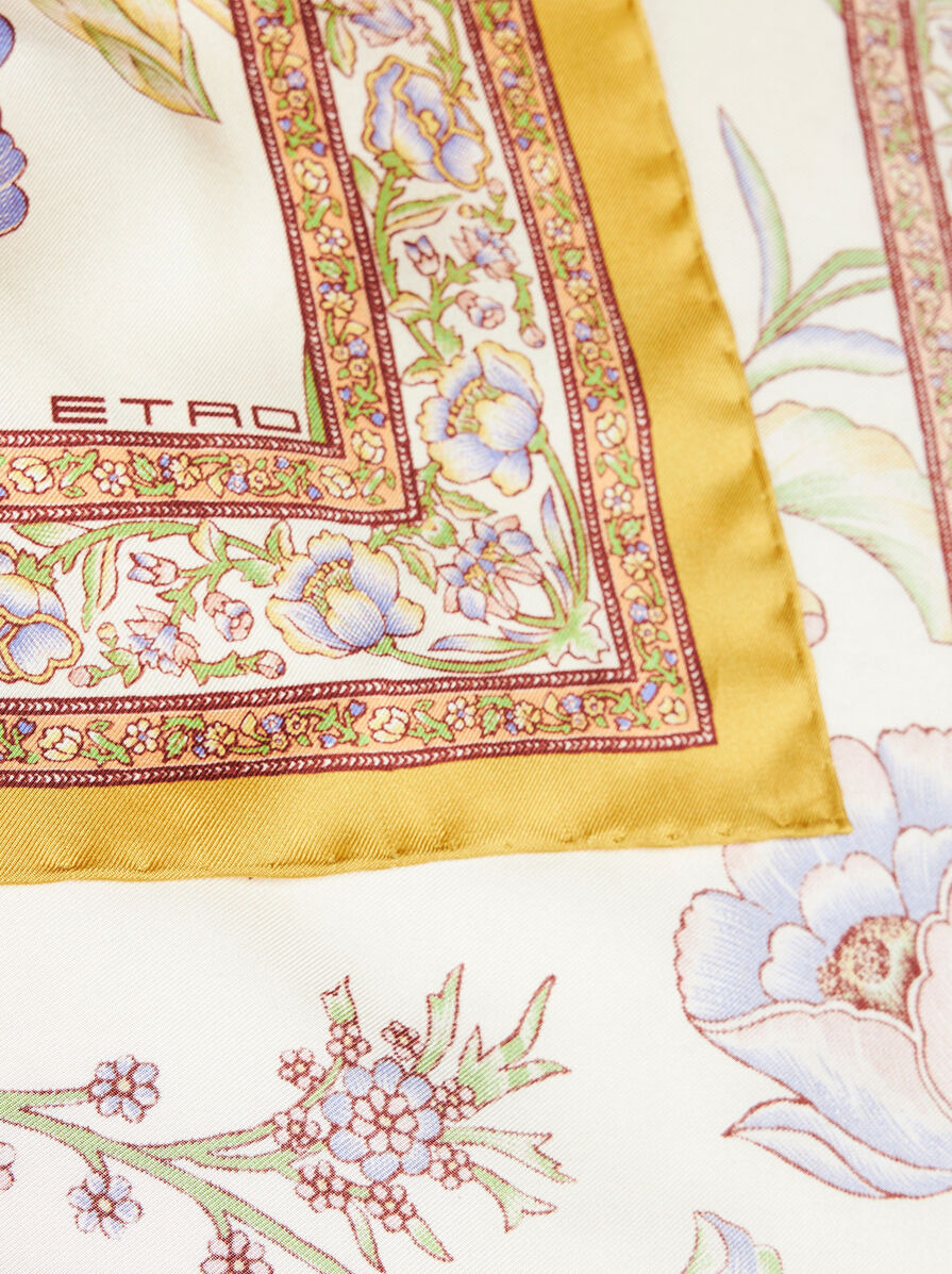 PRINTED SILK POCKET SQUARE - 2