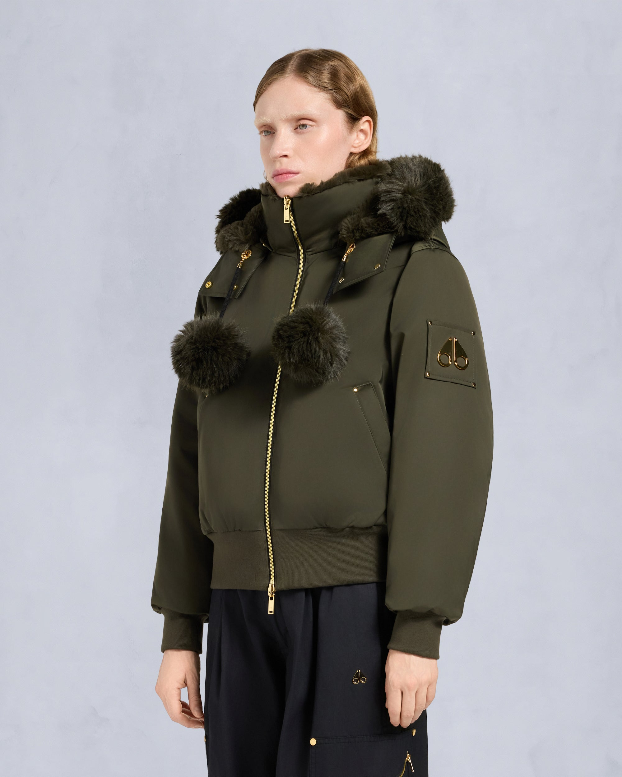 GOLD SERIES ORIGINAL SATIN DEBBIE BOMBER JACKET - 3