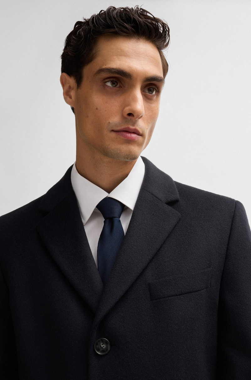 SLIM-FIT COAT IN WOOL AND CASHMERE 3