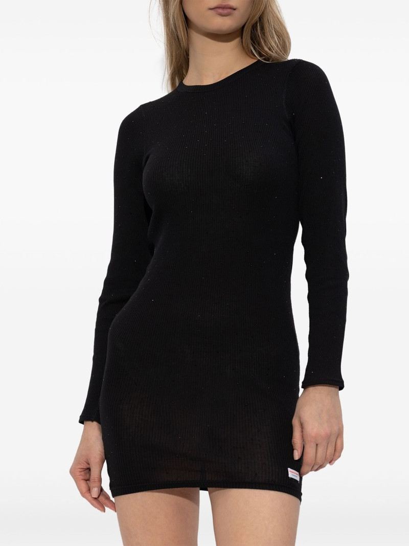 Alexander Wang rhinestoned mini dress outlook