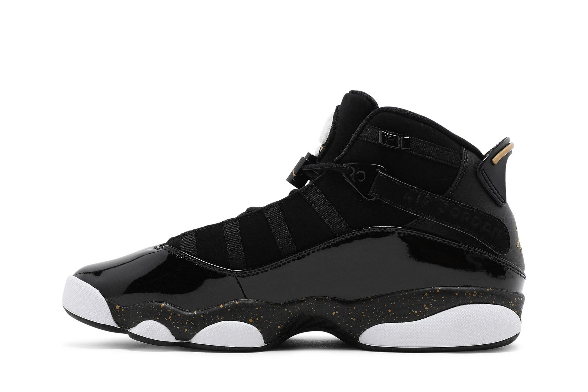 Air Jordan 6 Rings 'Black Metallic Gold' - 3