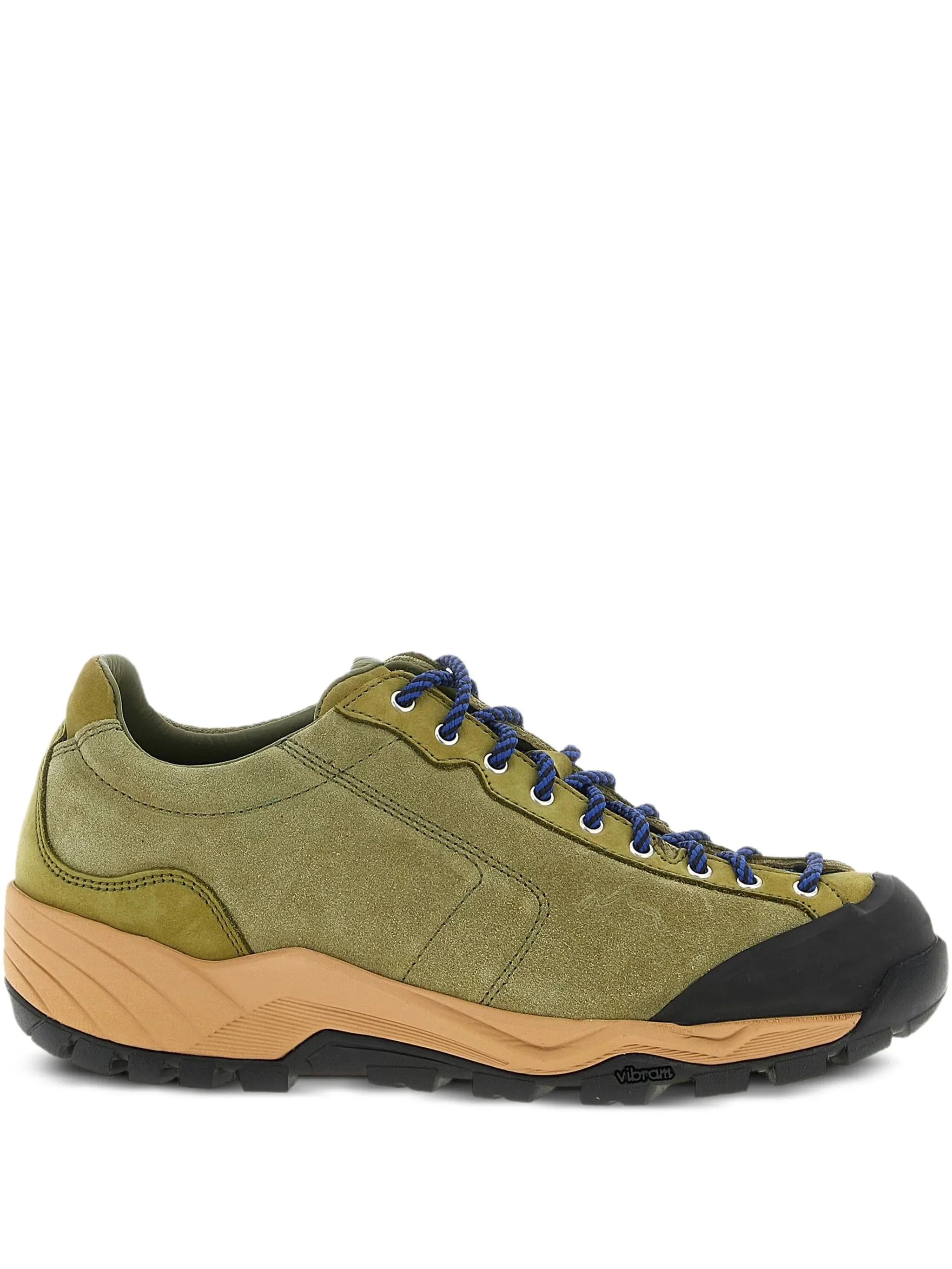 lace-up suede sneakers - 1