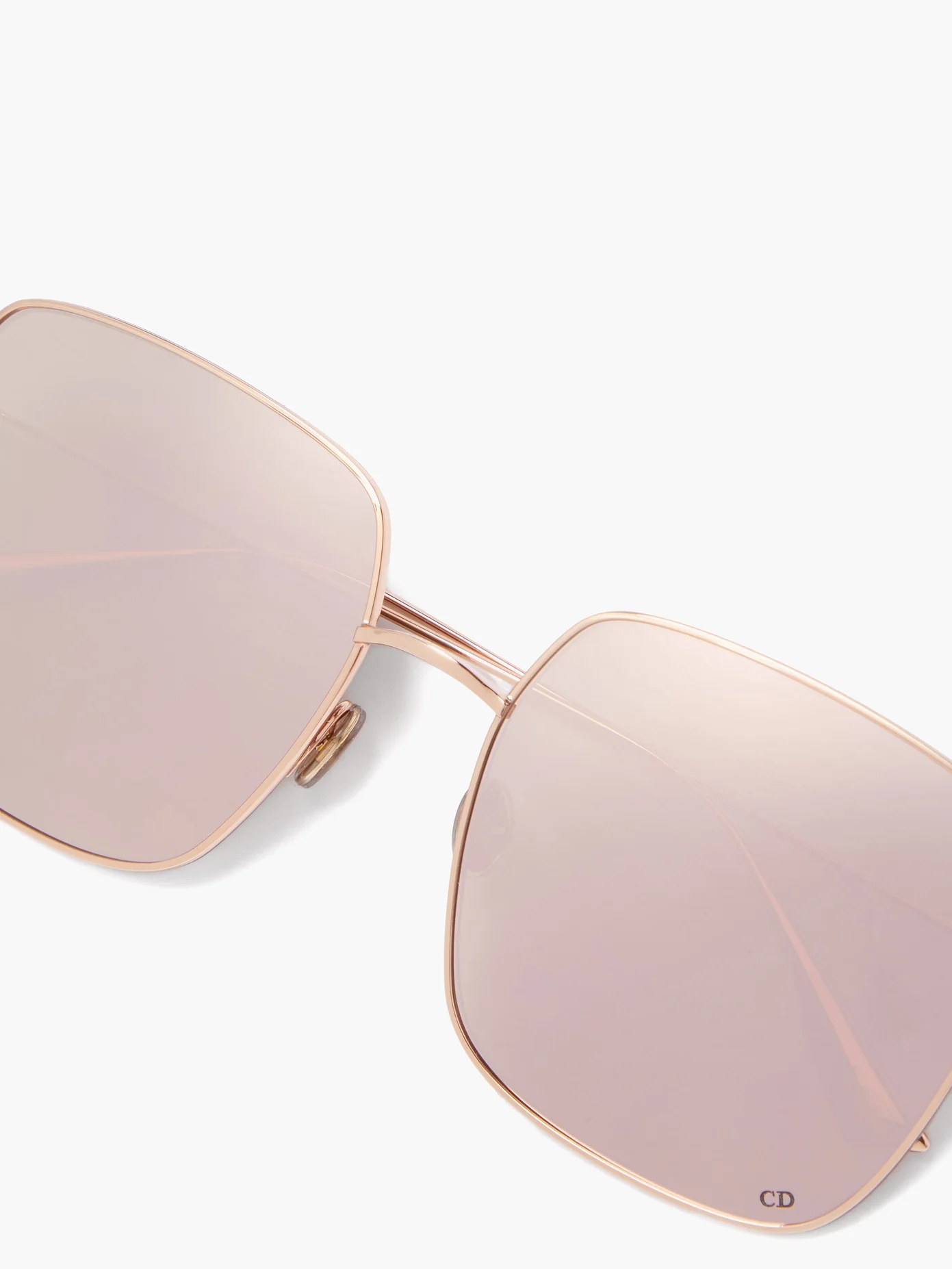 DiorStellaire square metal sunglasses - 4