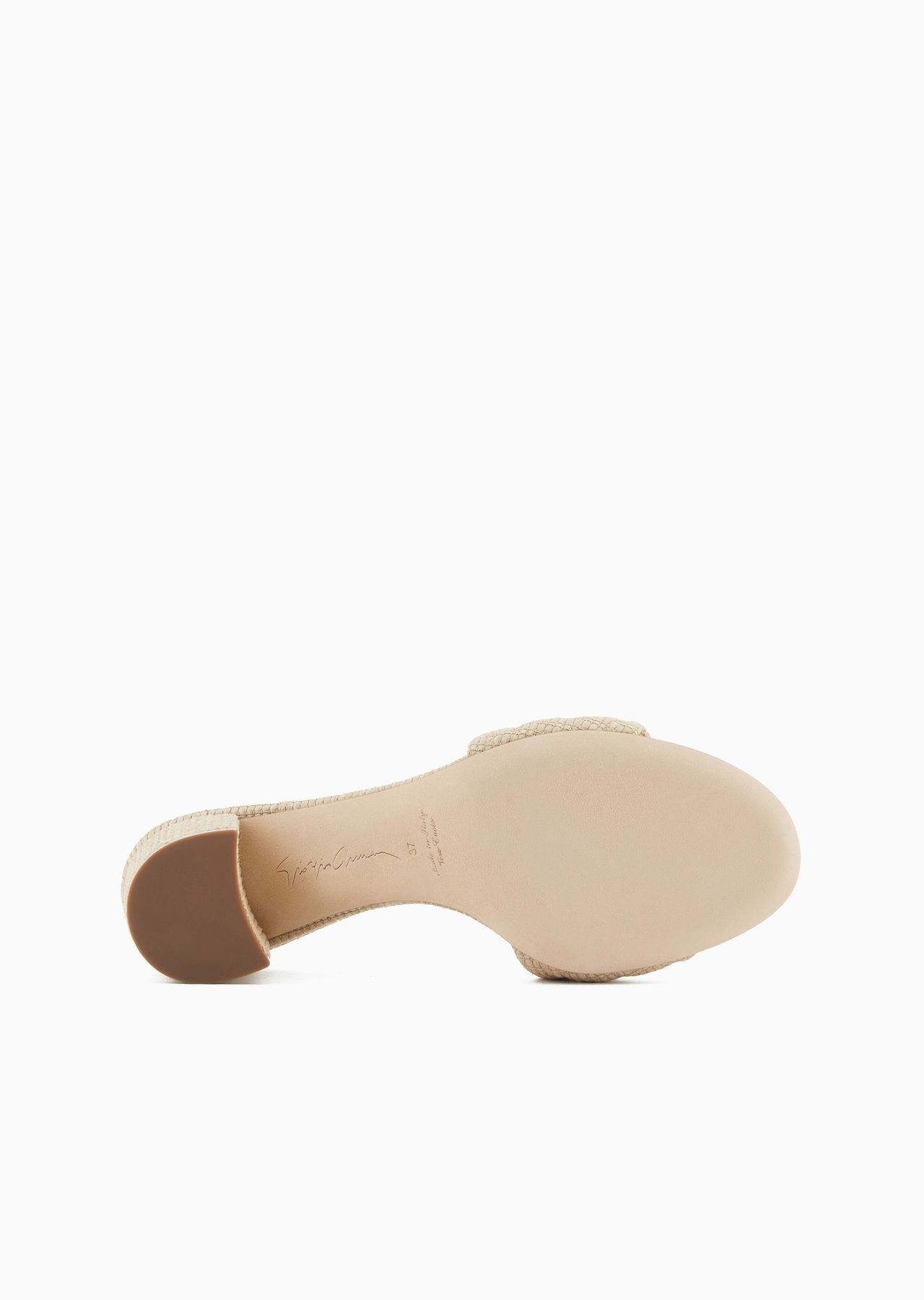 Quilted raffia sandals - 6