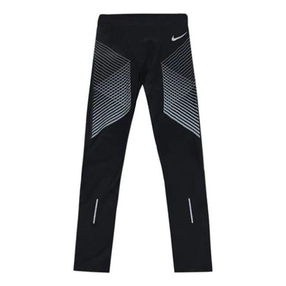 Nike Reflective Tech Tights 'Black White' AJ4582-010 - 1