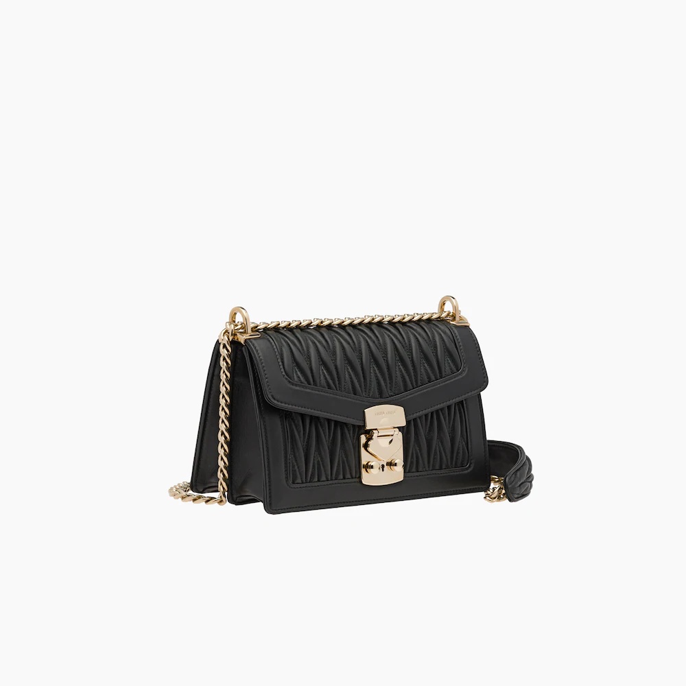 Miu Confidential matelassé nappa leather bag - 2