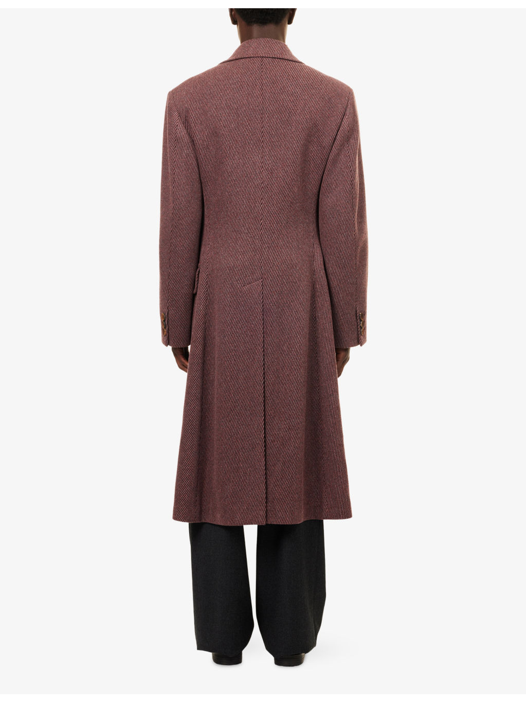 Winston Double-Breasted Wool Coat - 4