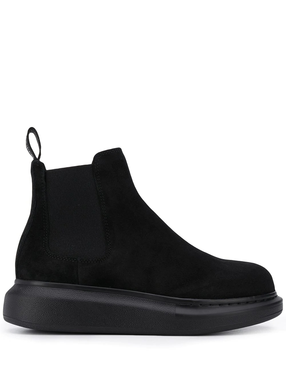 oversized-sole ankle boots - 1