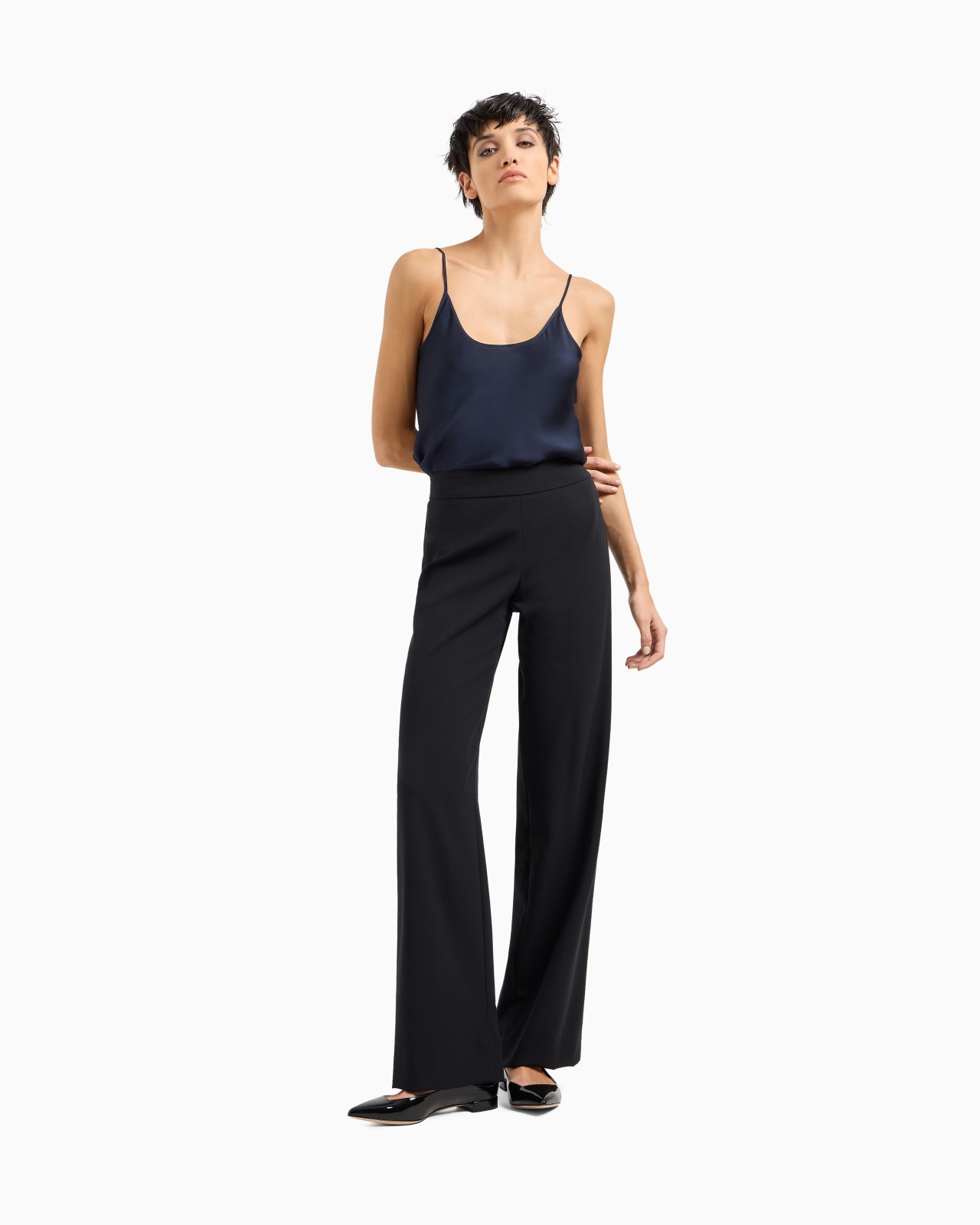 Wool crepe trousers - 2