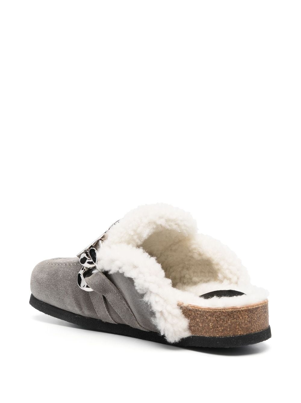 buckle-detail suede loafers - 3