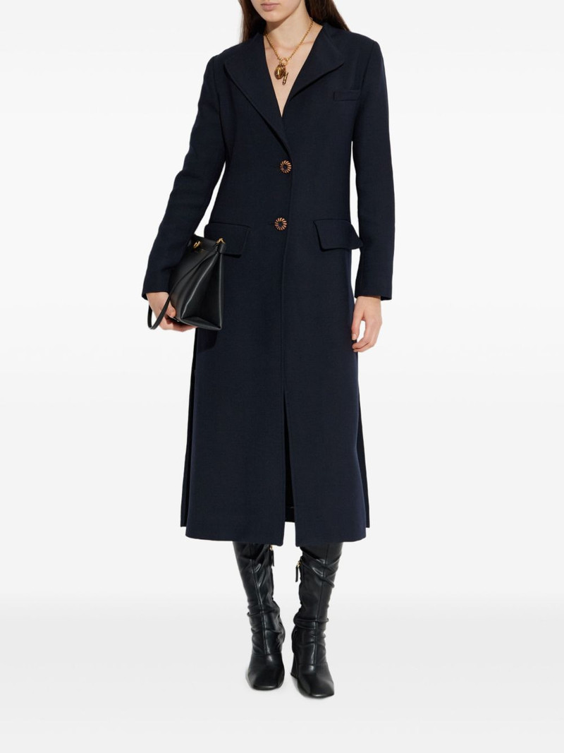 Etro embroidered-button coat outlook