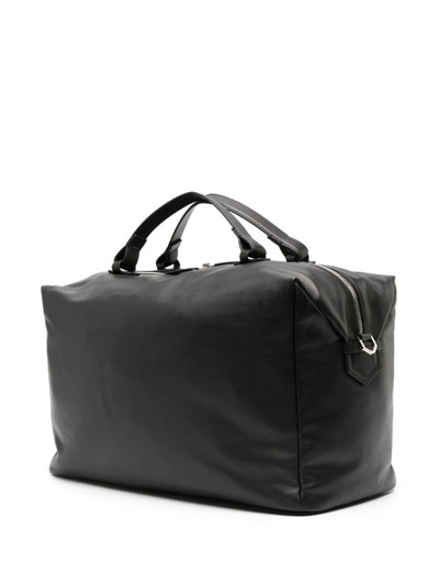 LANCEL logo-stamp leather luggage bag outlook