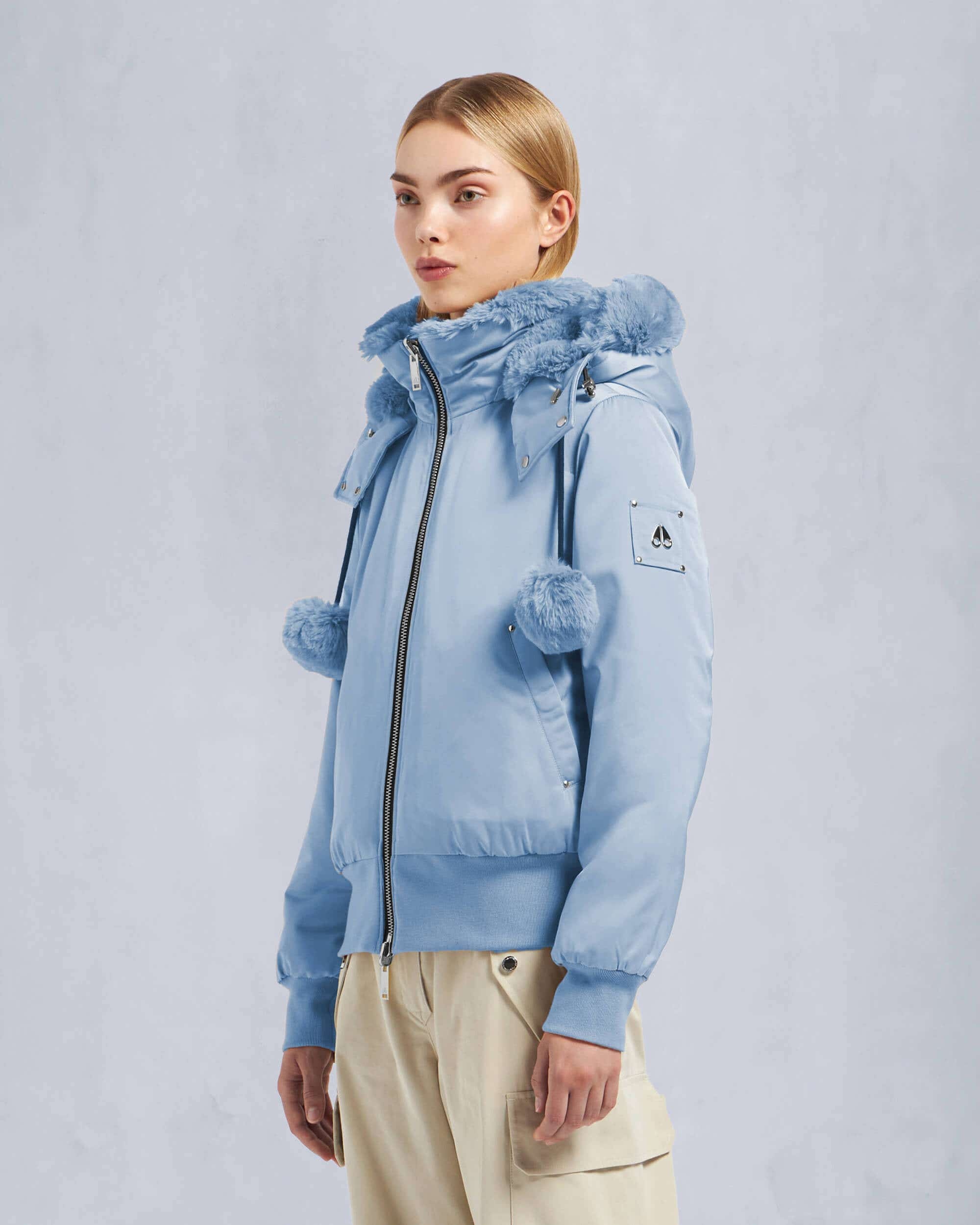 DEBBIE BUNNY SATIN BOMBER JACKET - 3
