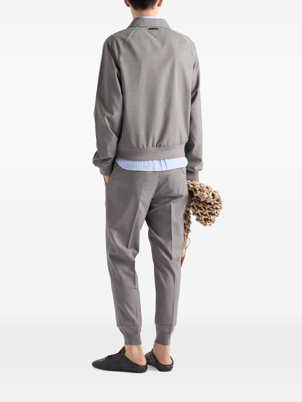 wool bomber jacket - 3