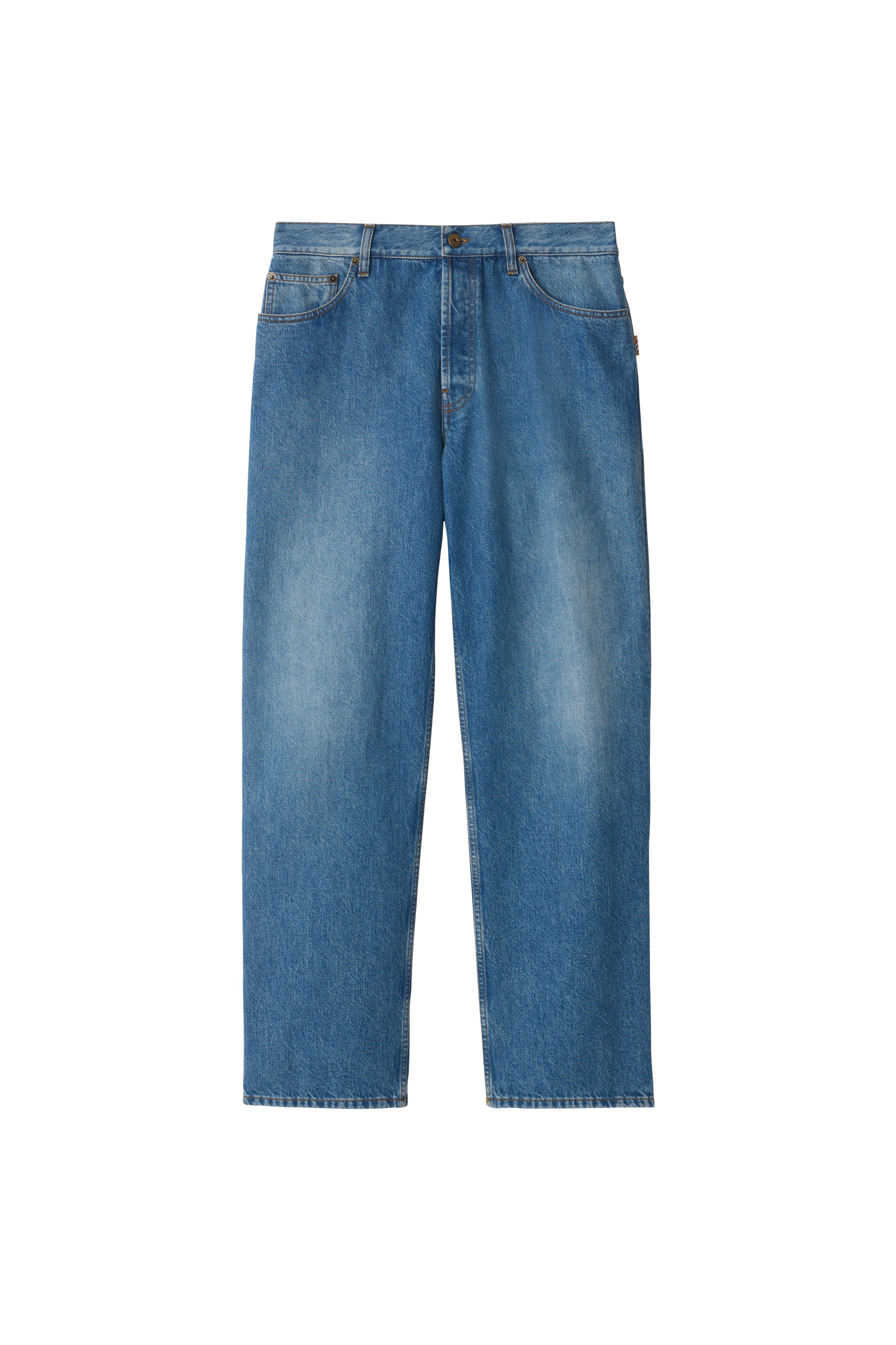 burberry Loose Jeans in Mid Blue at Nordstrom - 2