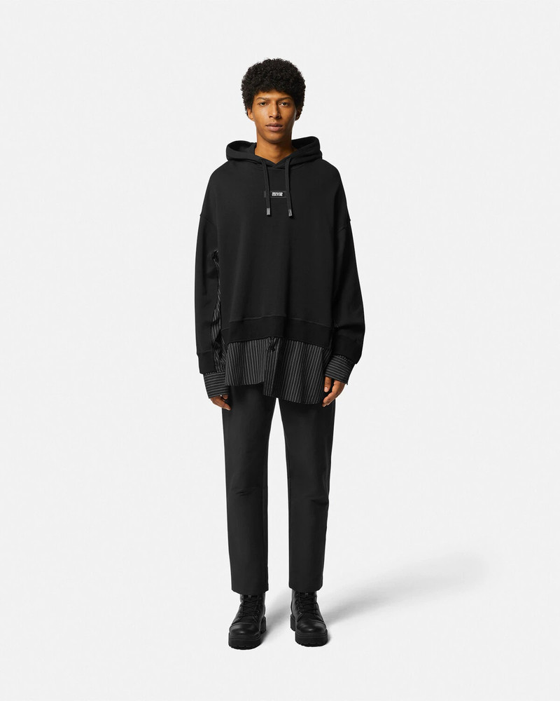 VERSACE JEANS COUTURE Striped Paneled Sweatshirt outlook