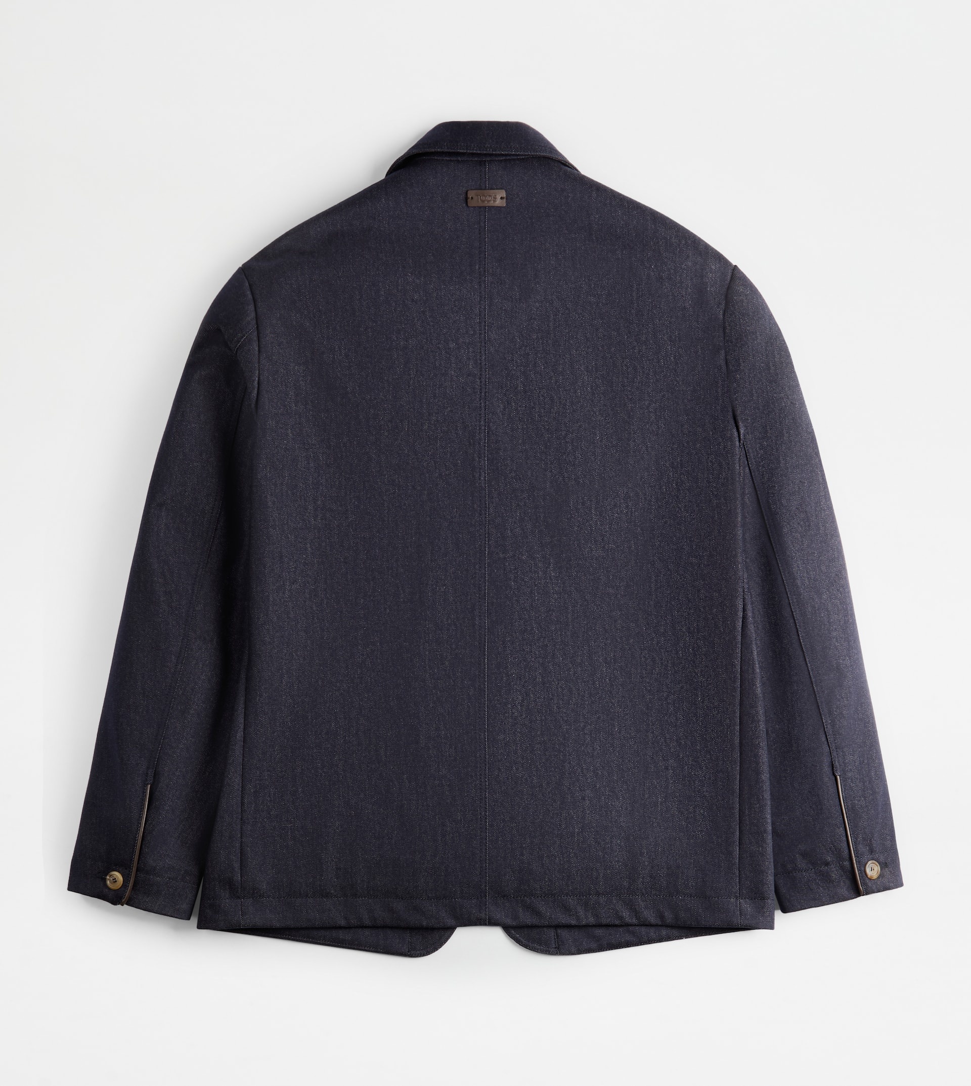 BLAZER IN WOOL DENIM - BLUE - 2