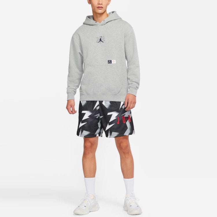 Men's Air Jordan CNY New Year's Edition Embroidered Logo Sports Pullover Gray DO4083-063 - 3