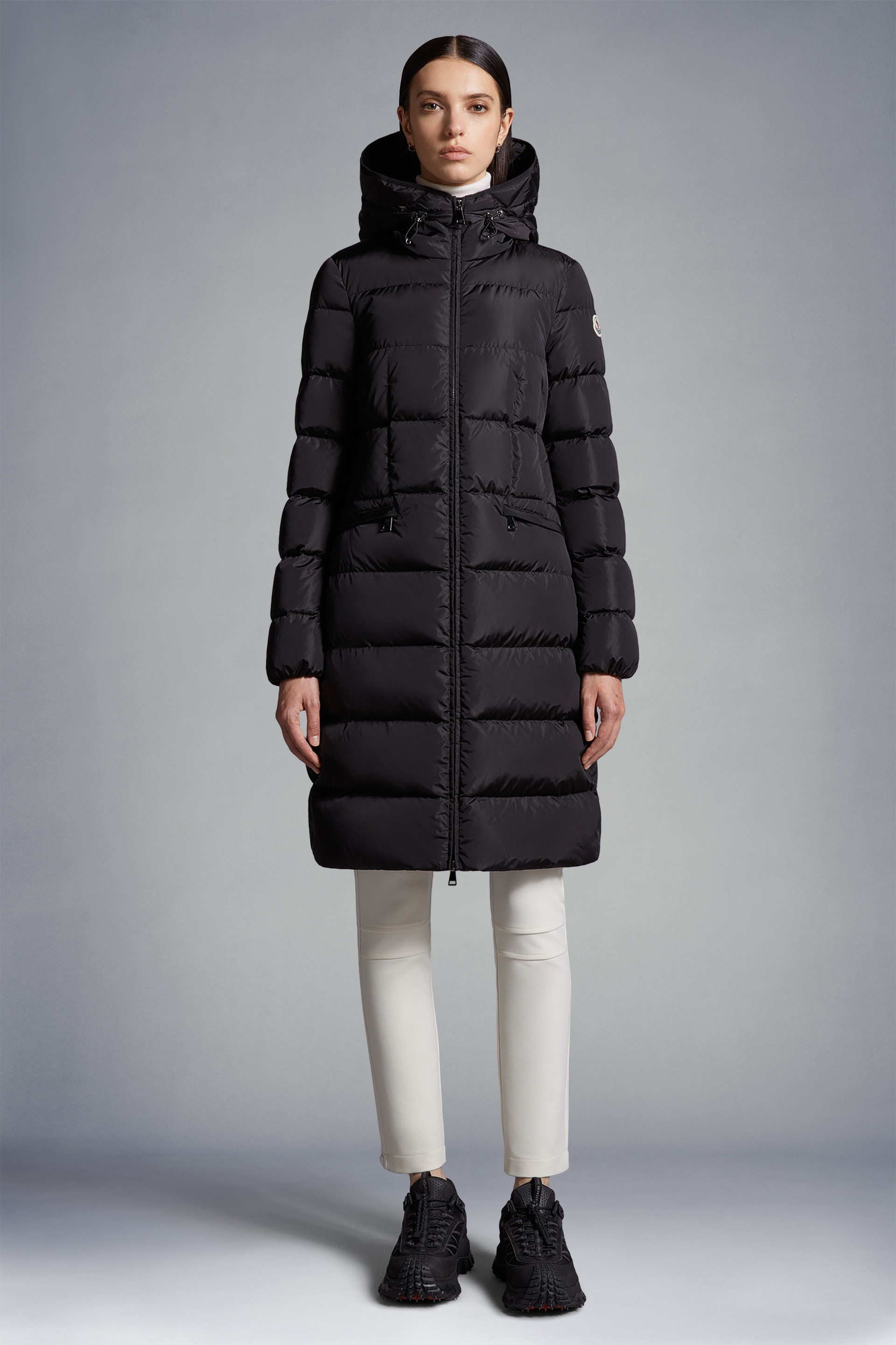 Moncler Avocette Long Down Jacket | REVERSIBLE
