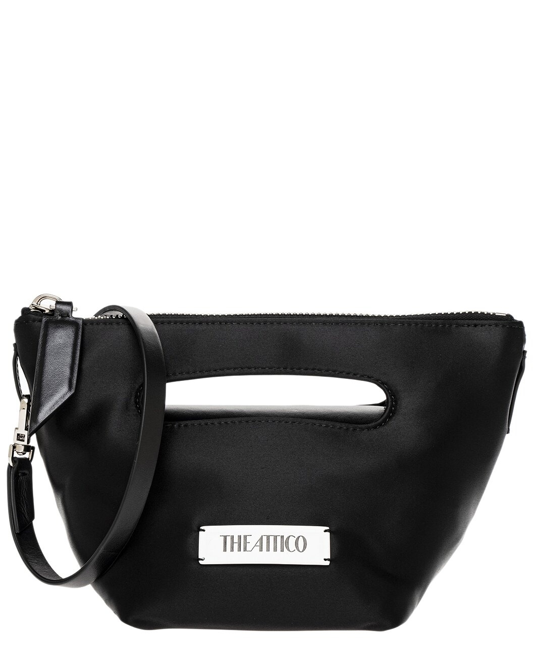 The Attico Via del Gardini 15 Leather-Trim Tote - 1