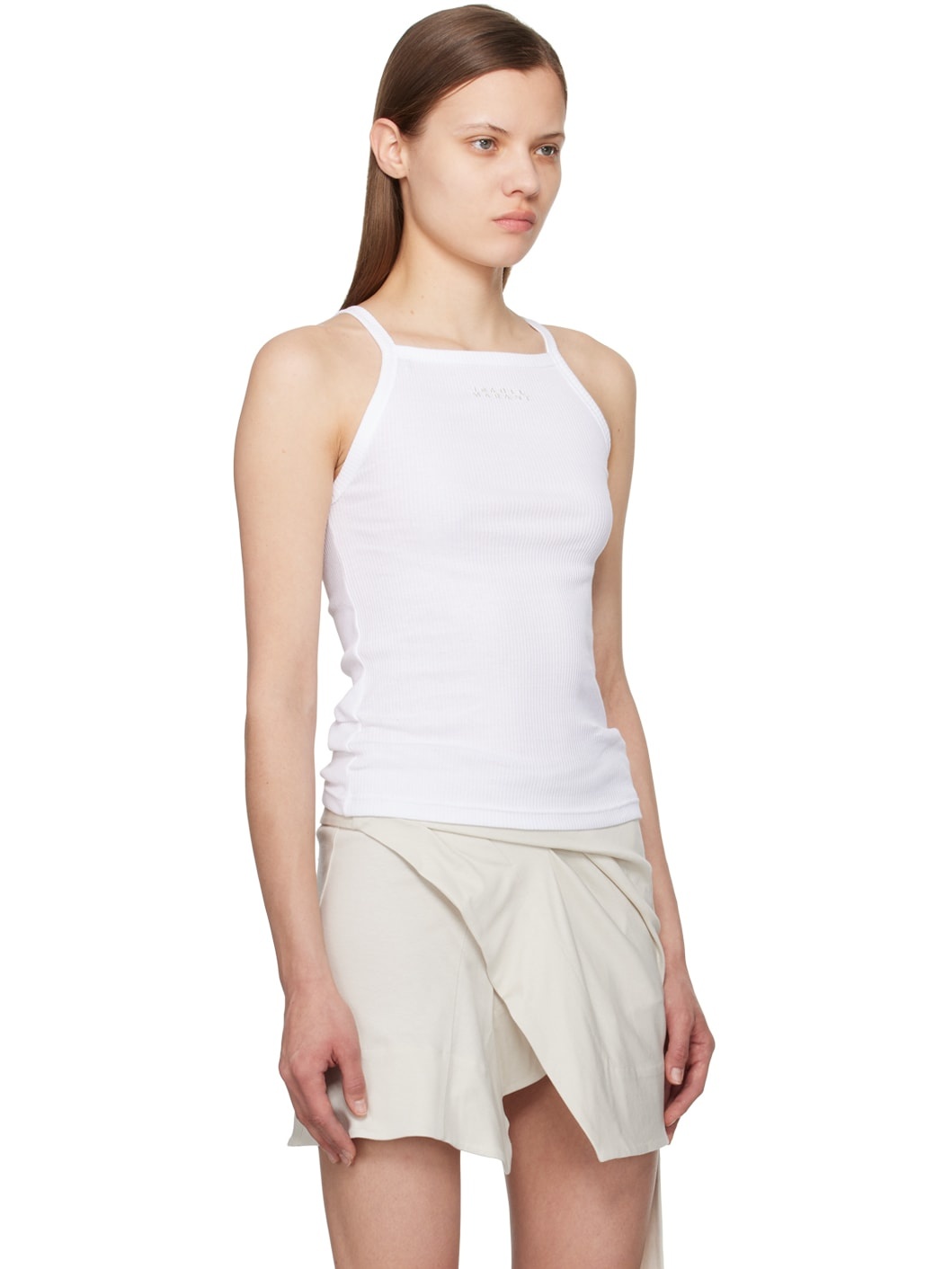 White Tirza Tank Top - 2