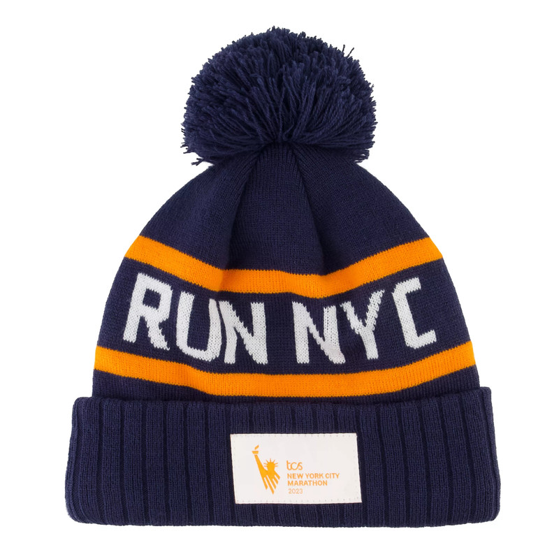 NYC Marathon Pom Beanie 1