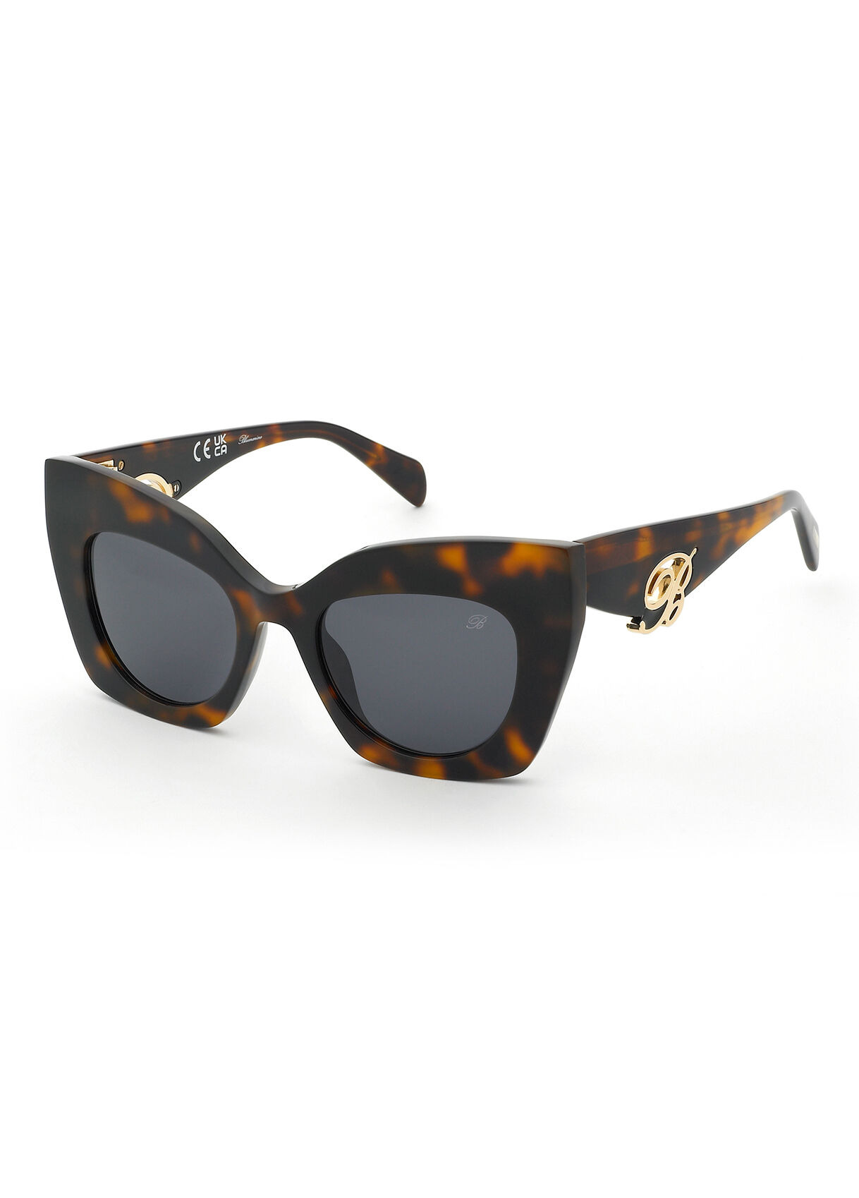 ACETATE SUNGLASSES WITH BUTTERFLY FRONT - 2