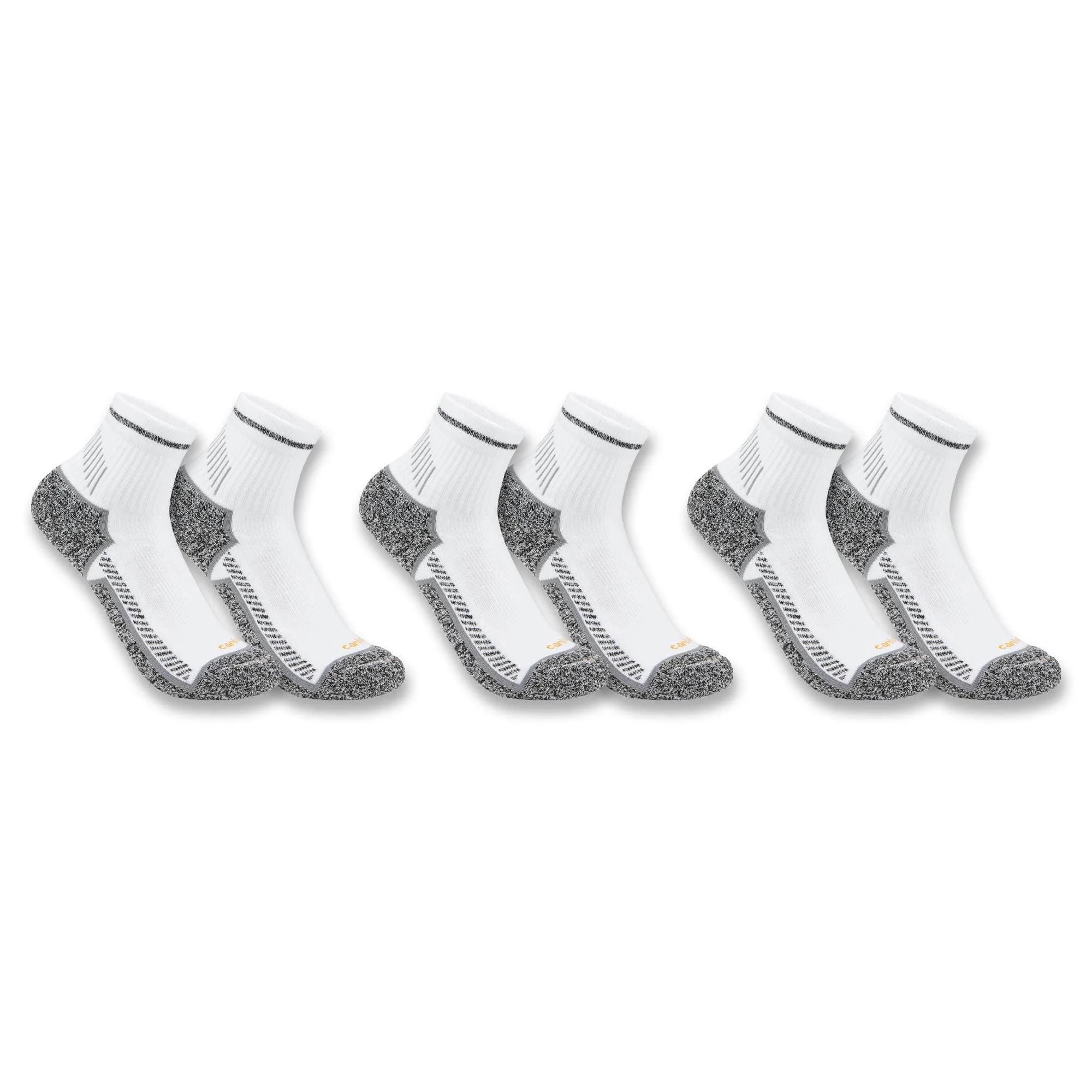Carhartt Force® Midweight Quarter Sock 3-Pack - 1