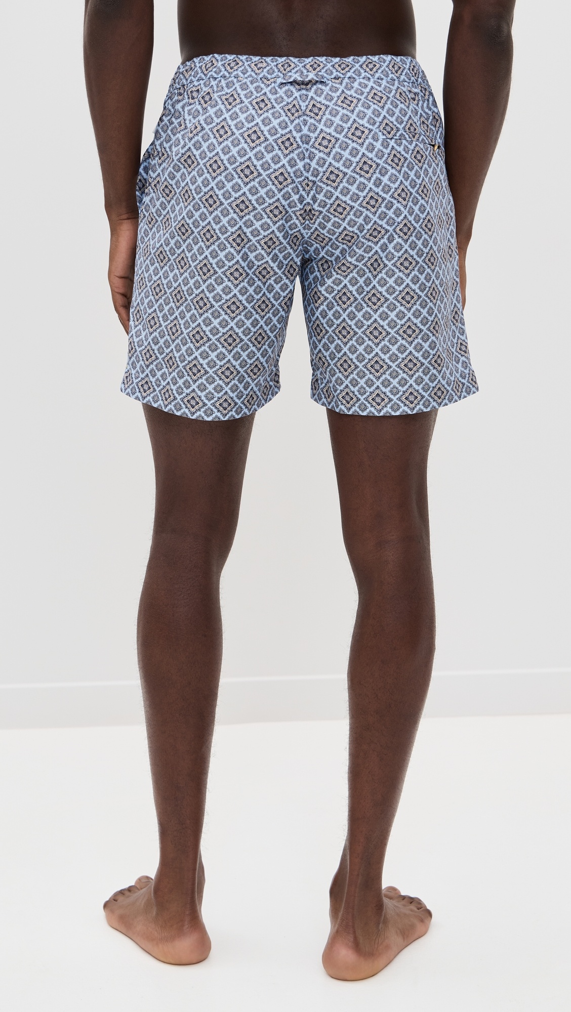 Bulldog Drawcord Paisley Season Swim Shorts 6.25" - 2