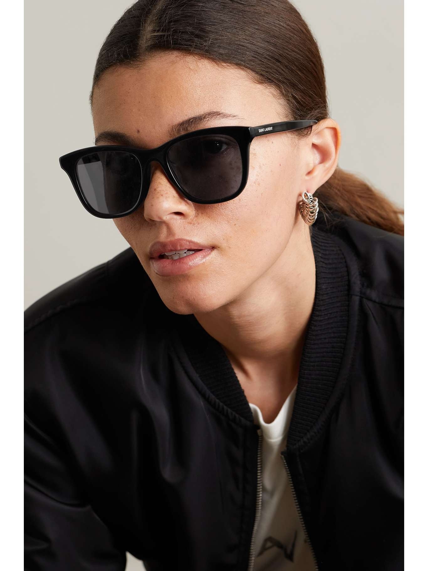 Square-frame acetate sunglasses - 2