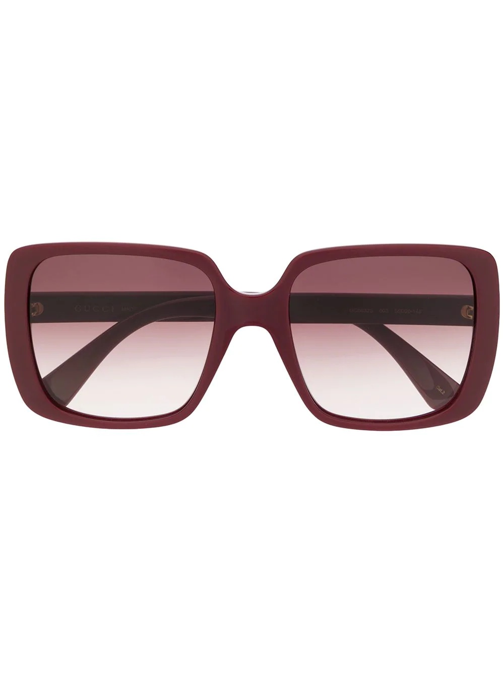 square-frame sunglasses - 1