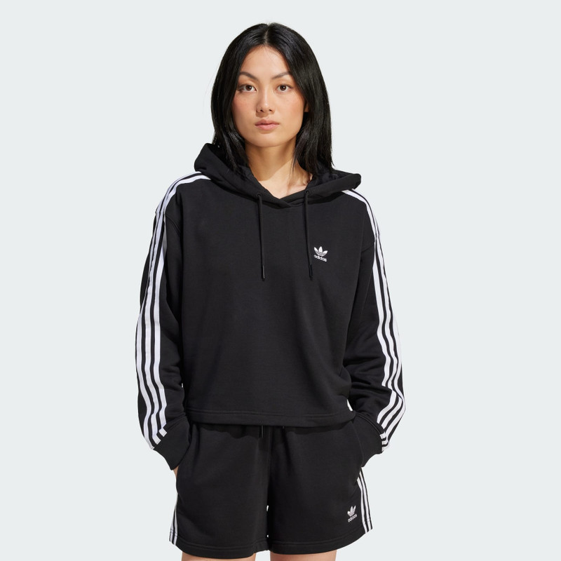 adidas Adicolor 3-Stripes Short Hoodie outlook