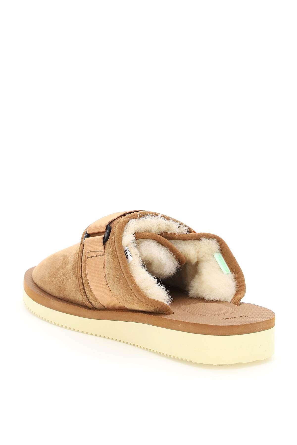 ZAVO SUEDE SABOT WITH SHEARLING - 2