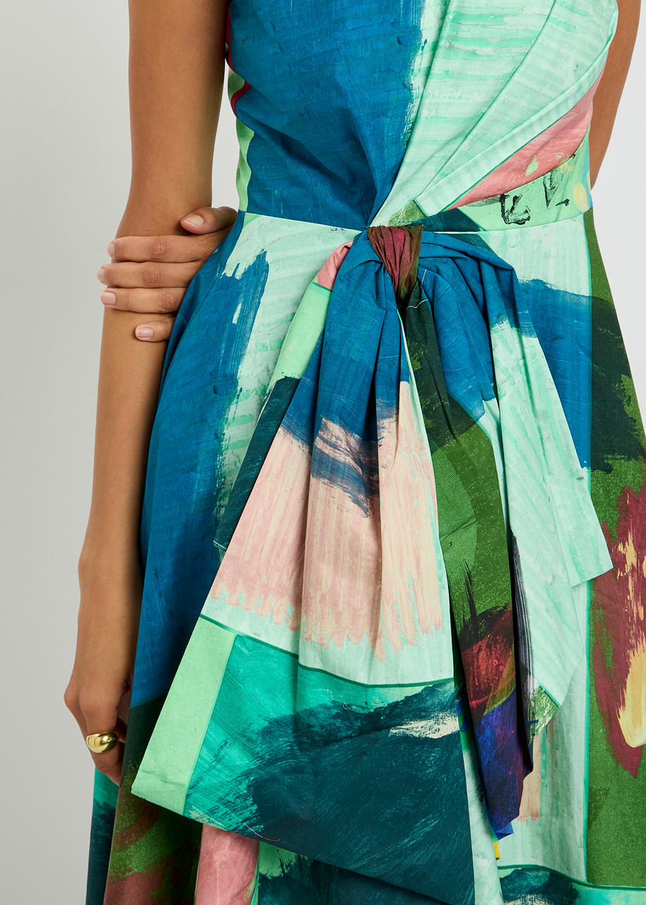 Roksanda Nura Printed Cotton Midi Dress - 5