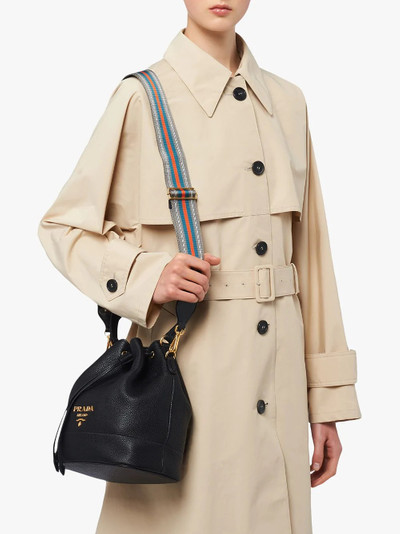 Prada leather bucket bag outlook