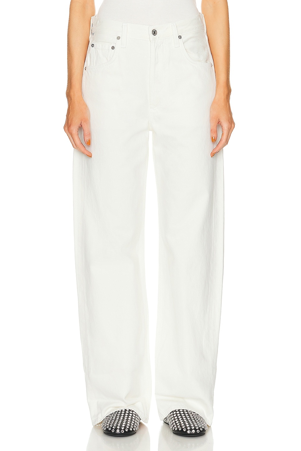 Ayla Baggy Cuffed Crop - 2