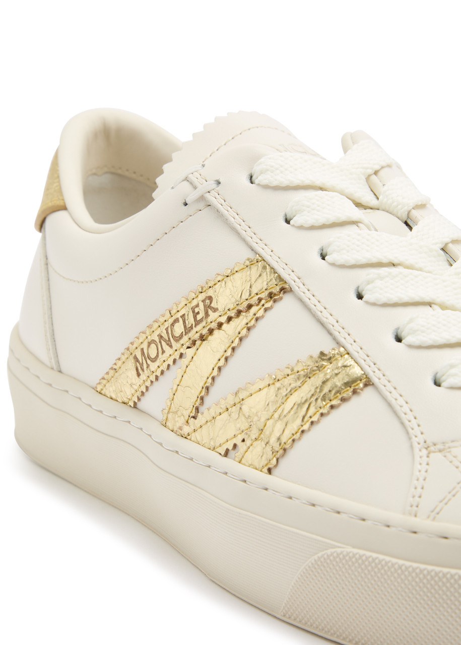 Moncler Monaco 2 Panelled Suede Sneakers - 4