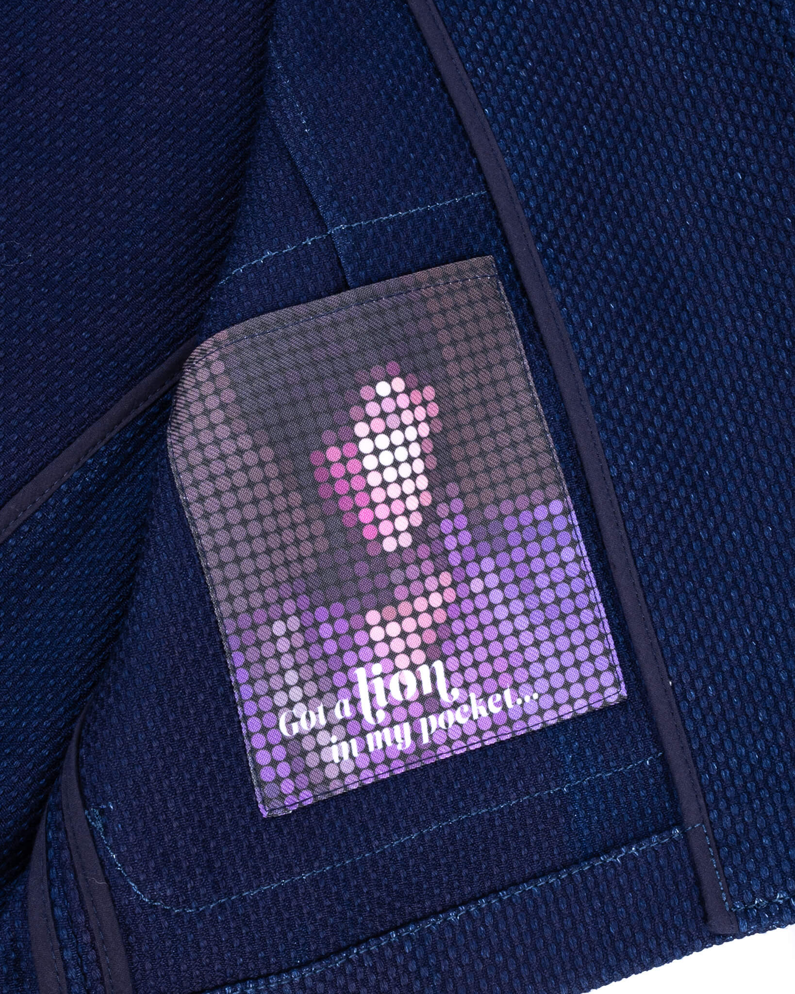 STF-SBZR-IND SaturdayTypeFever - Sashiko Blazer - Indigo - 11