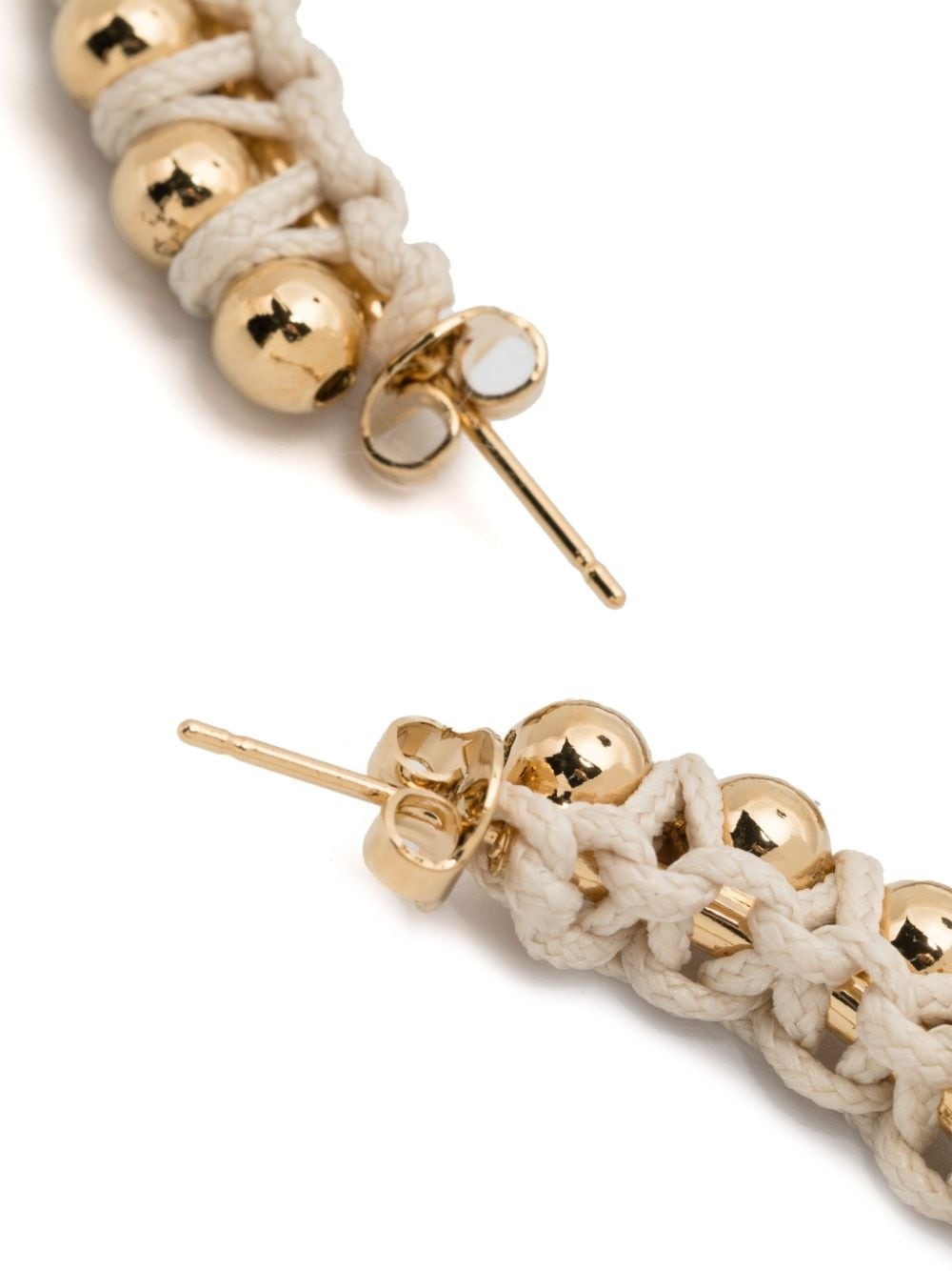 knotted hoop earrings - 3