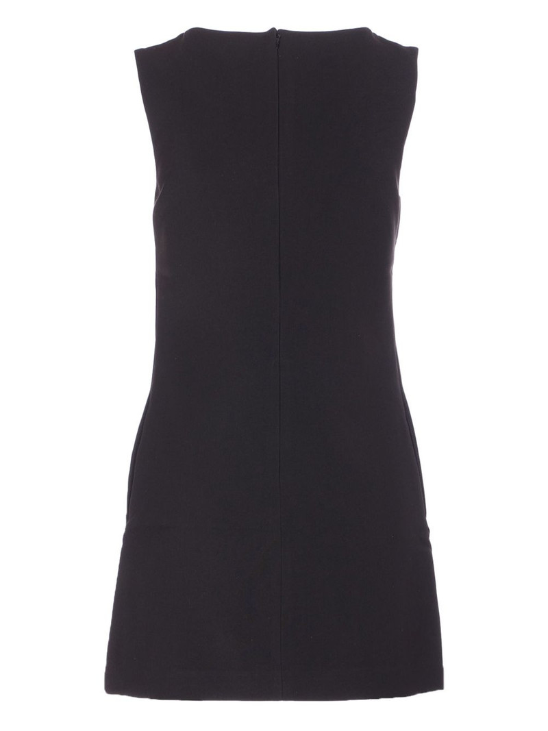 self-portrait crystal-embellished mini dress outlook