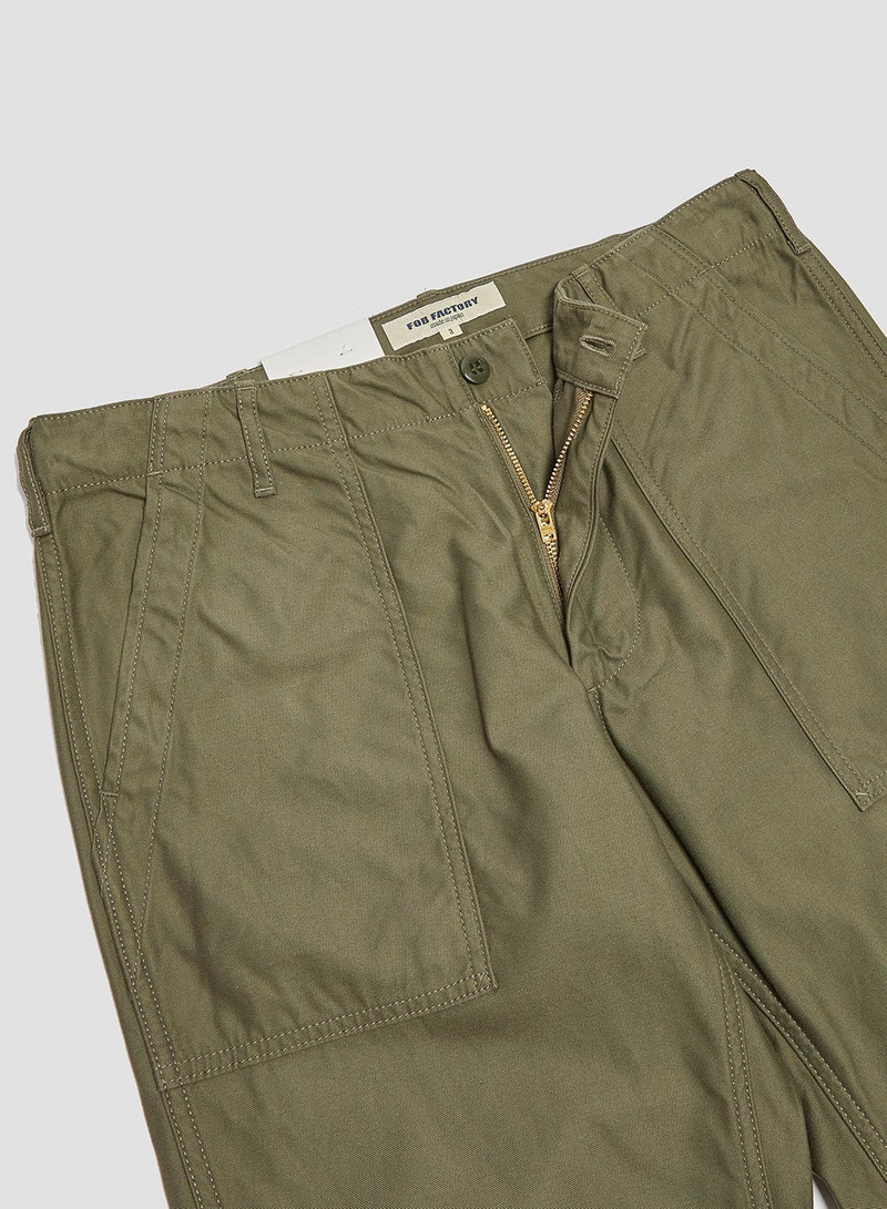 FOB Factory Baker Pants Olive 3